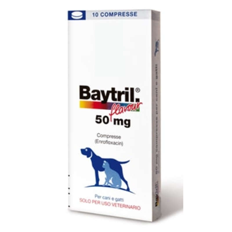 BAYTRIL   50 MG.10 CPR.  FLAVOUR
