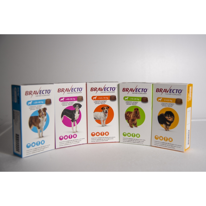 BRAVECTO    M     (500 mg)   10 - 20  KG   x 1