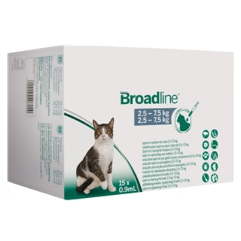 BROADLINE GATTI    L   2,5 - 7,5  KG 15 PIP 0,9 ML