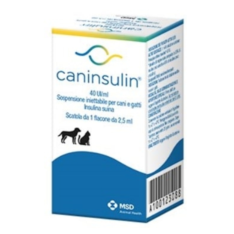 CANINSULIN 40 UI       1 F. DA 2.5 ML