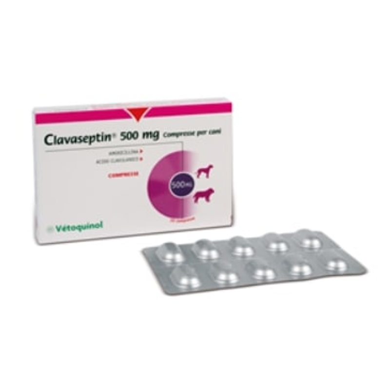 CLAVASEPTIN  500 MG.  10 TABS.