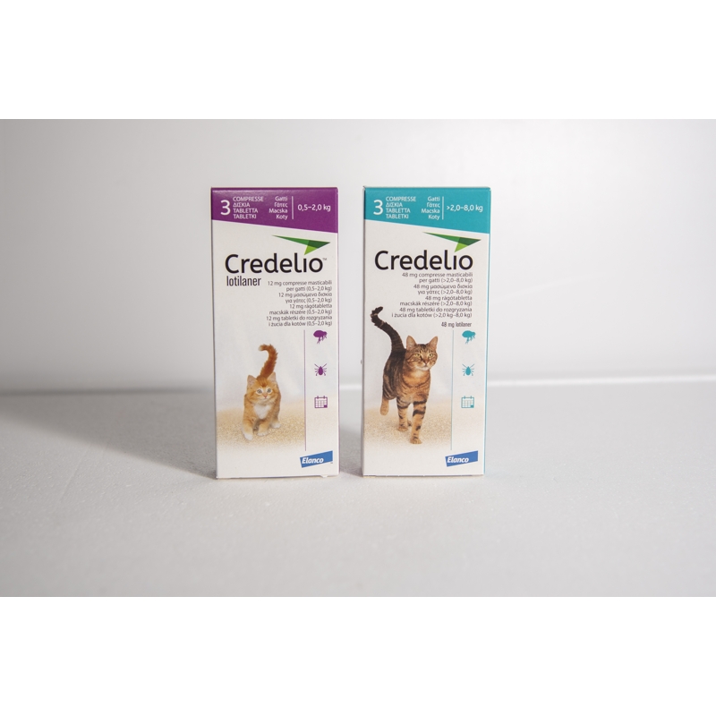 CREDELIO  48 MG     X 3 CPR  GATTO 2-8KG   AZZURRO