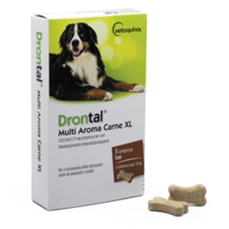 DRONTAL MULTI AROMA CANE XL  8 CPR.