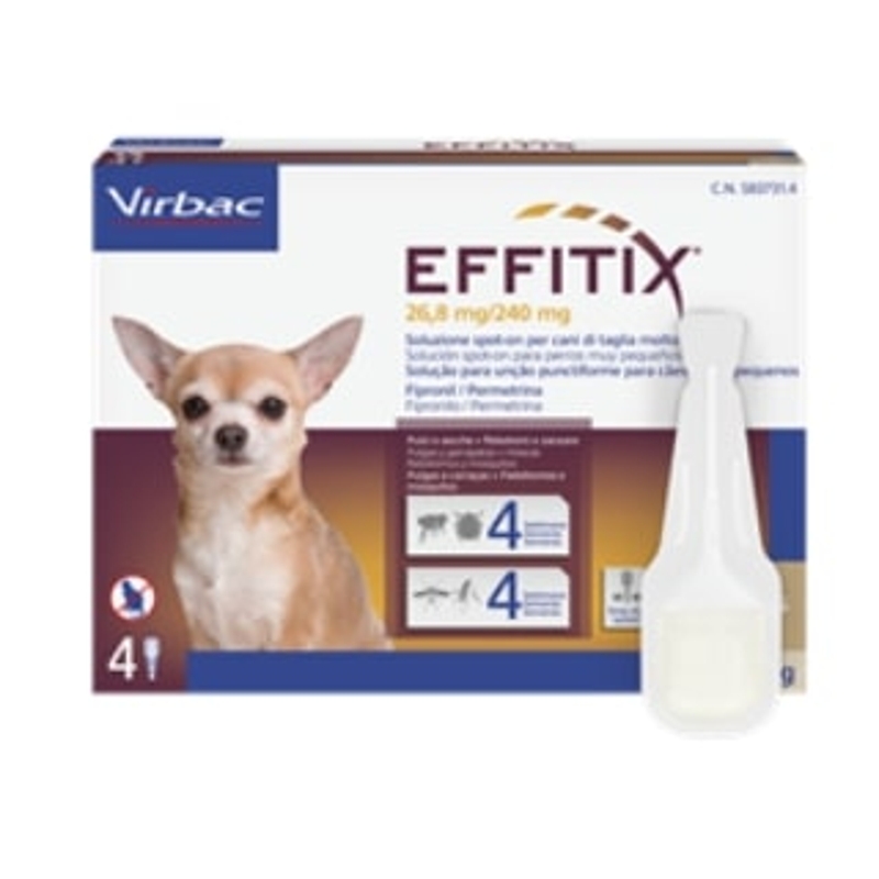 EFFITIX  26,8/40 MG CANI 1,5 - 4 KG    X  4 PIP.XS