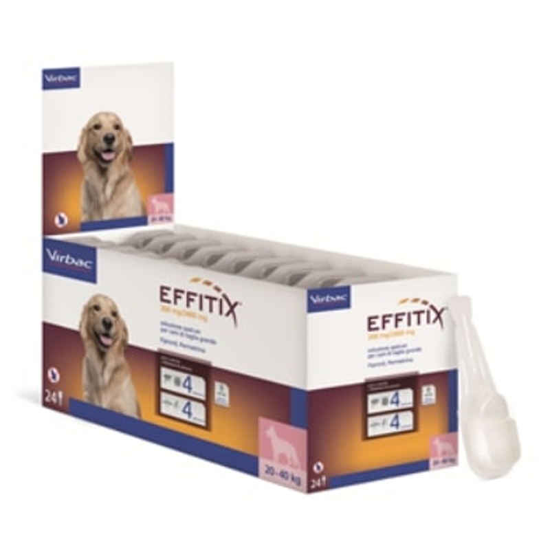 EFFITIX 268/2400MG CANI  20 - 40 KG   X 24 PIP. L