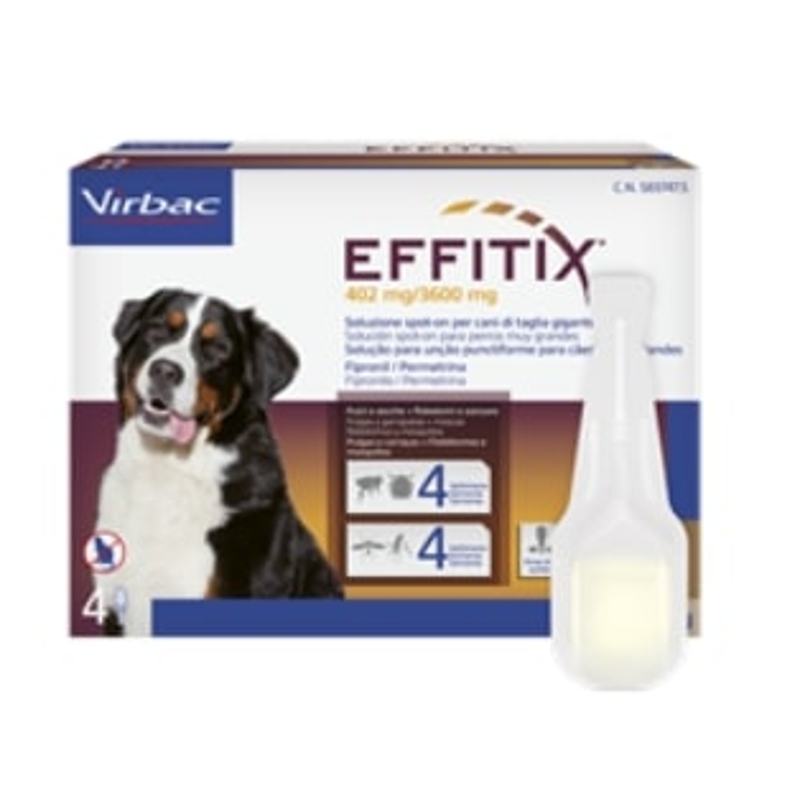 EFFITIX 402/3600MG CANI  40 - 60 KG   X 4 PIP. XL