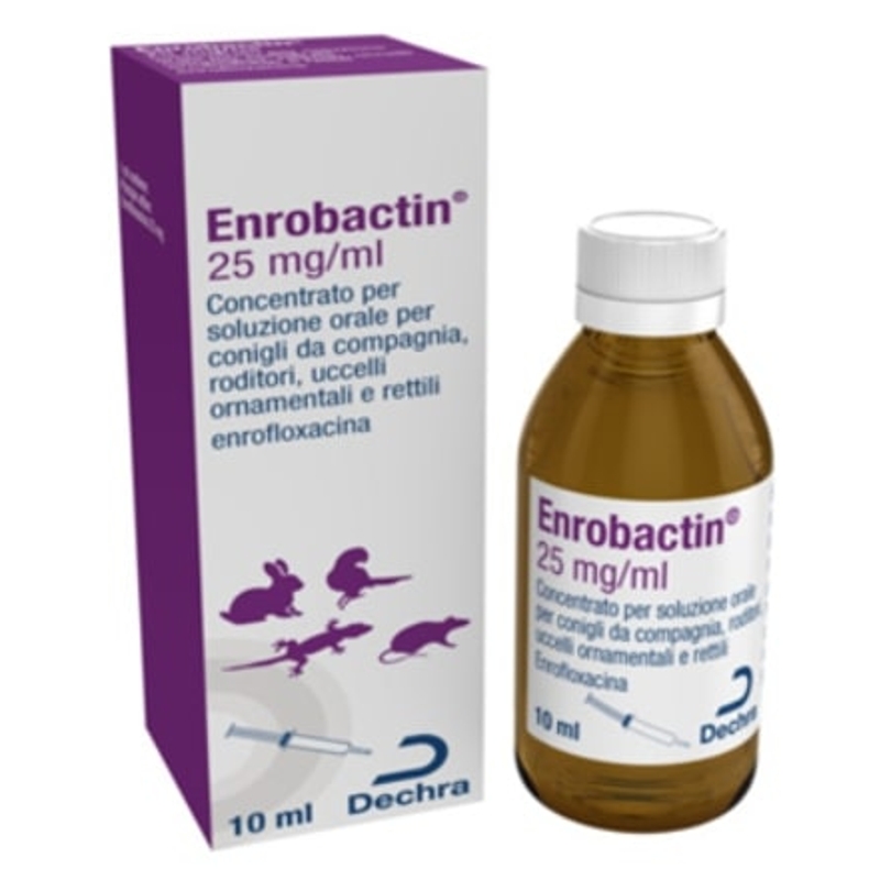 ENROBACTIN 25mg/ml  10 ML SOL ORALE