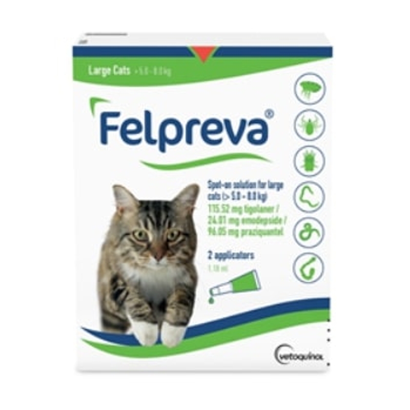 FELPREVA SPOT ON    5-8    KG 1,18 ML     2  PIP