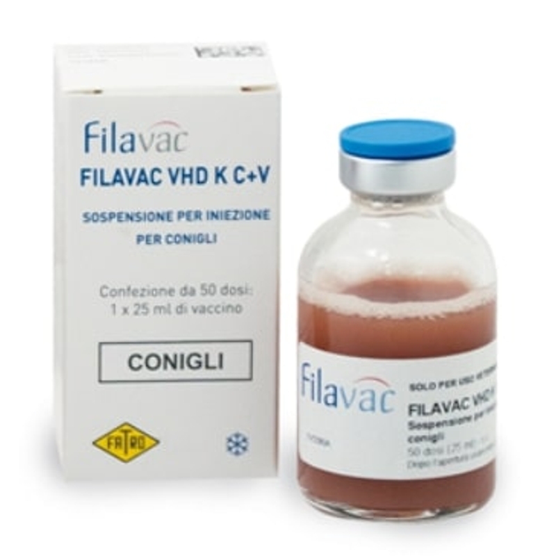 FILAVAC  VHD K C+V  FLACONE DA 25 ML.  50 DOSI