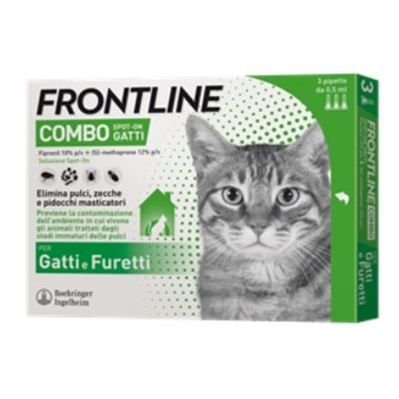FRONTLINE COMBO  GATTI E FURETTI   3 PIP.   0.5ML