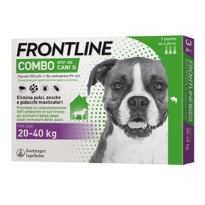 FRONTLINE COMBO.3 PIP. CANI G.     2.68ML