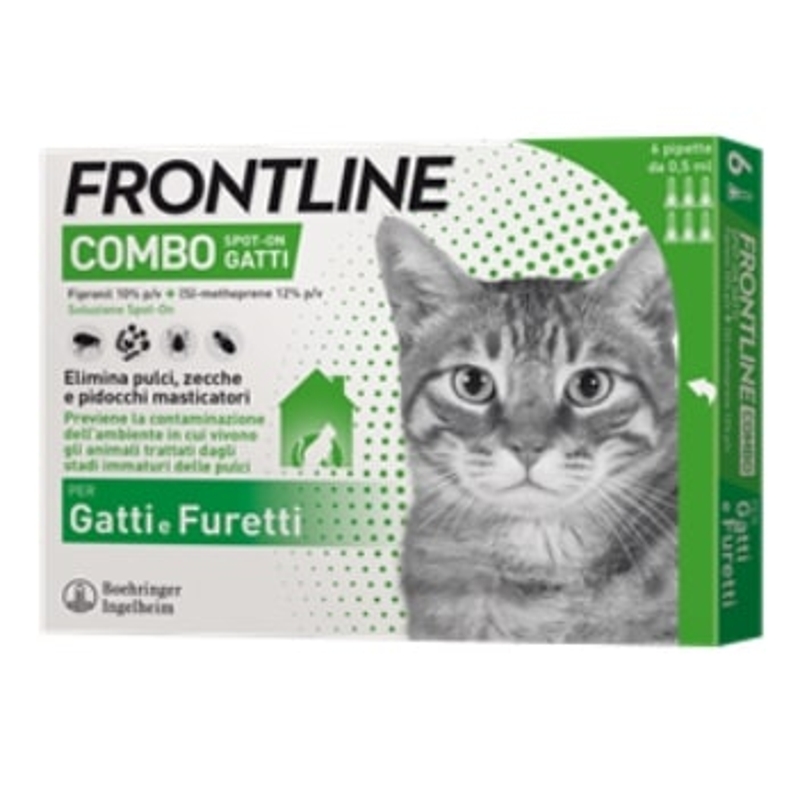 FRONTLINE COMBO GATTI E FURETTI 6 PIPETTE