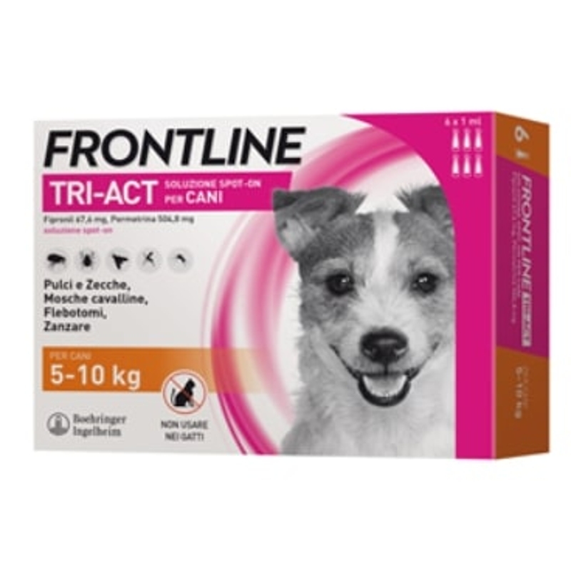 FRONTLINE SPOT-ON TRI-ACT  5-10 KG 6 PIPX1 ML
