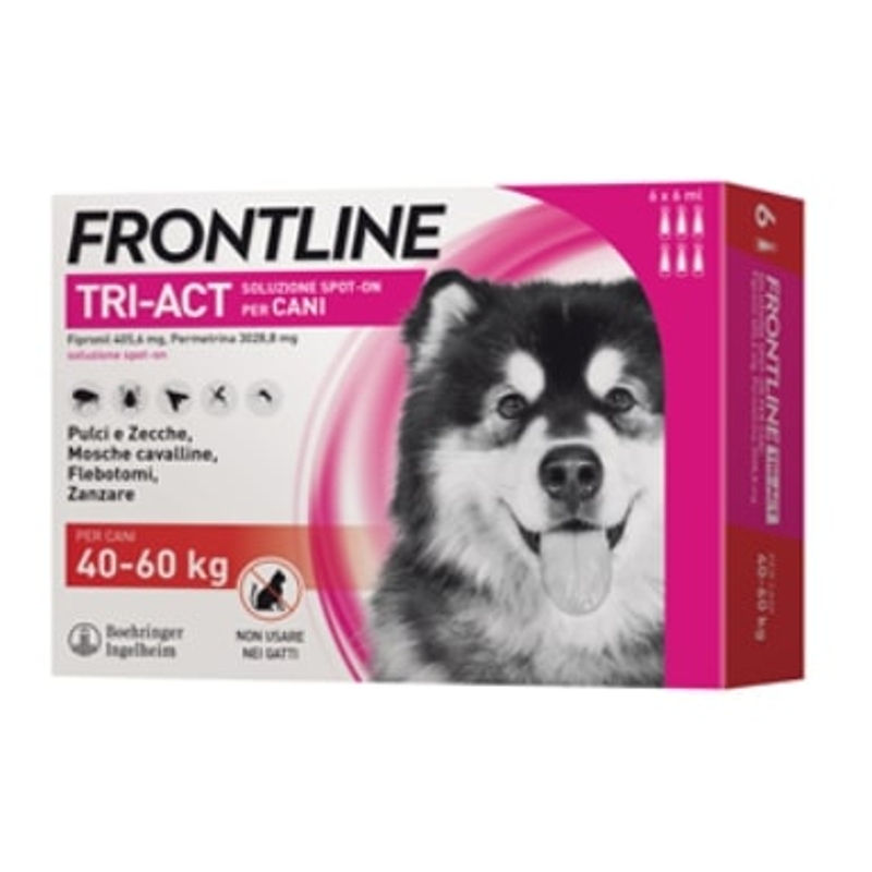 FRONTLINE SPOT-ON TRI-ACT 40-60 KG 6 PIPX6 ML