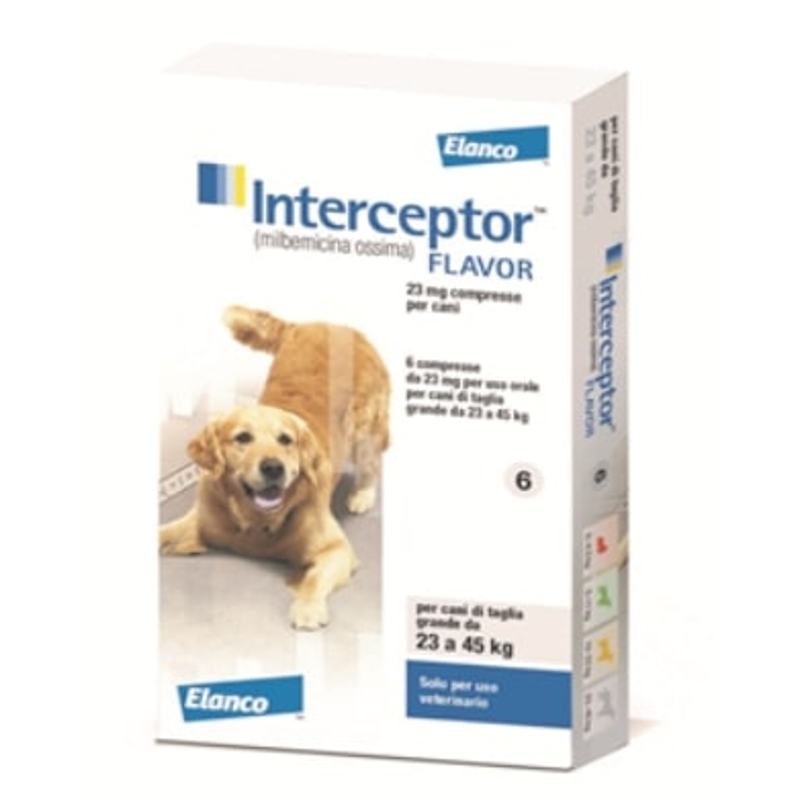 INTERCEPTOR FLAVOR 23 - 45 KG BIANCO X 6 CP