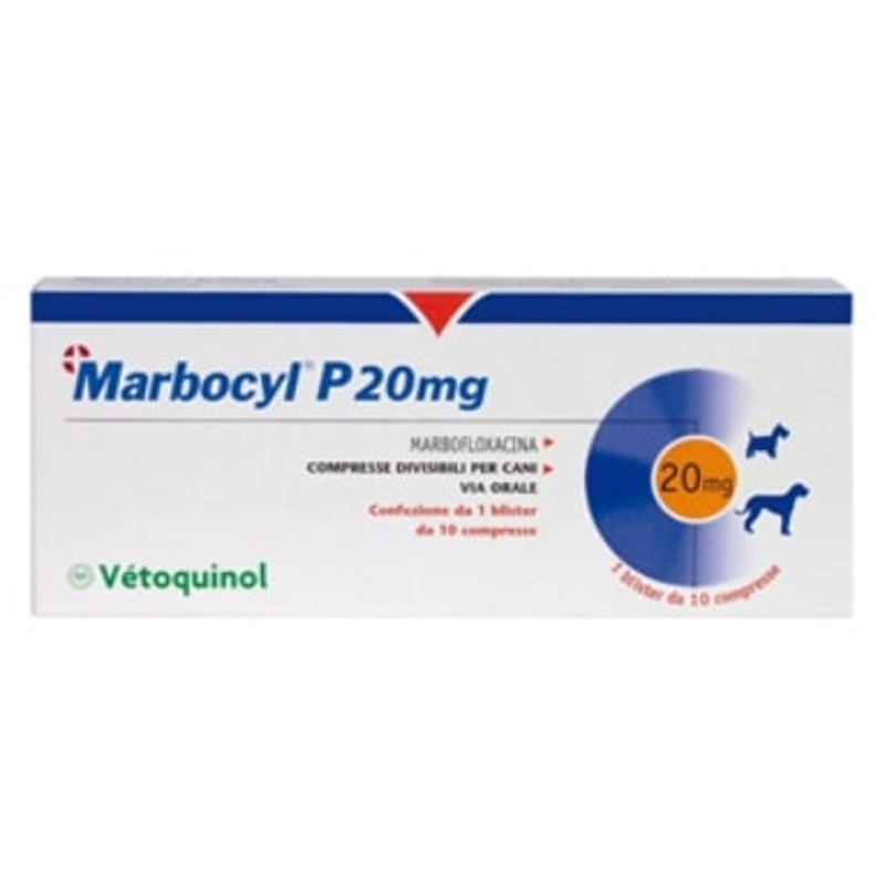 MARBOCYL P  20 MG. 10 CPR APP.