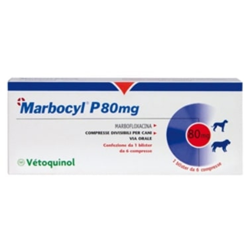 MARBOCYL P  80 MG.   6 CPR APP. 
