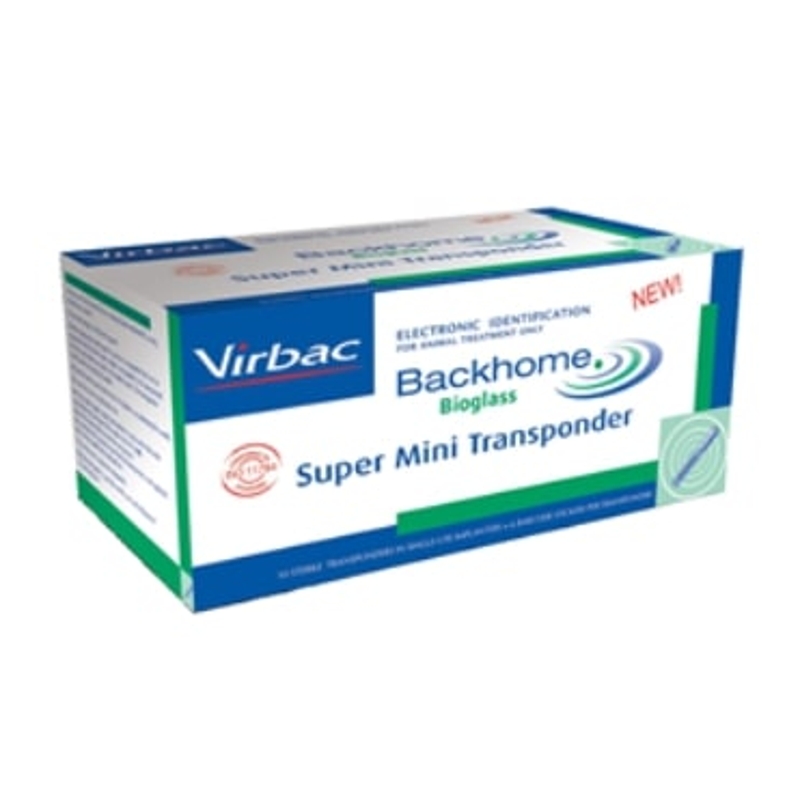 MICROCHIP BACKHOME 10 PEZZI ESOTICI  VIRBAC