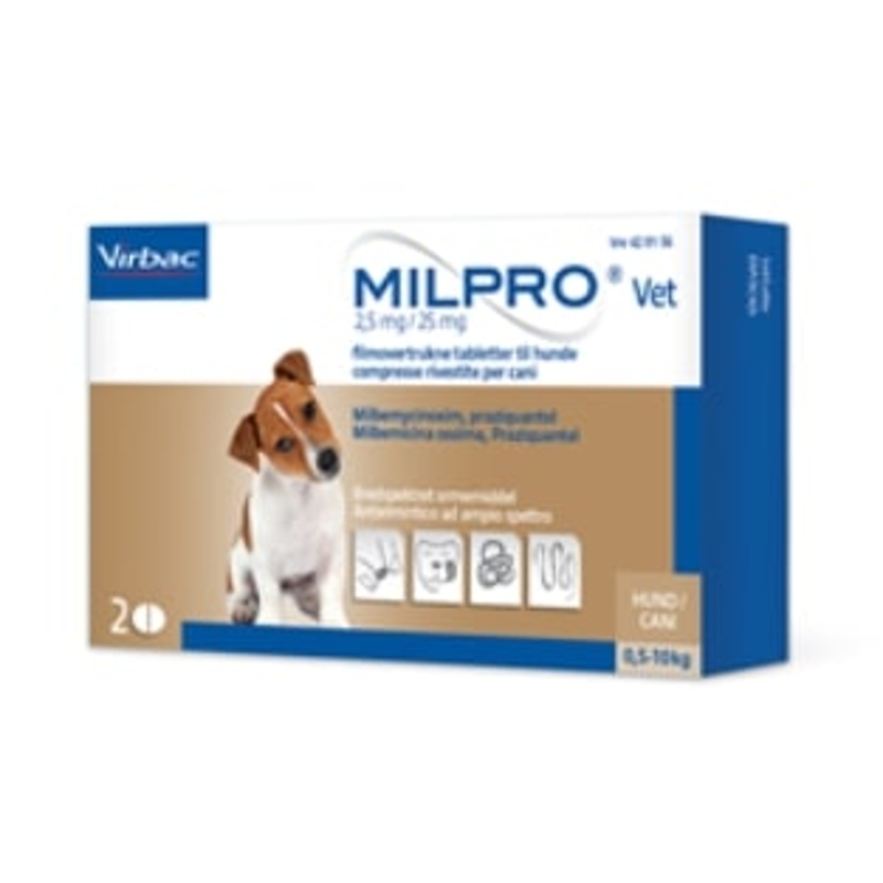 MILPROVET CANI   0,5-10 KG    X  2 CPR 
