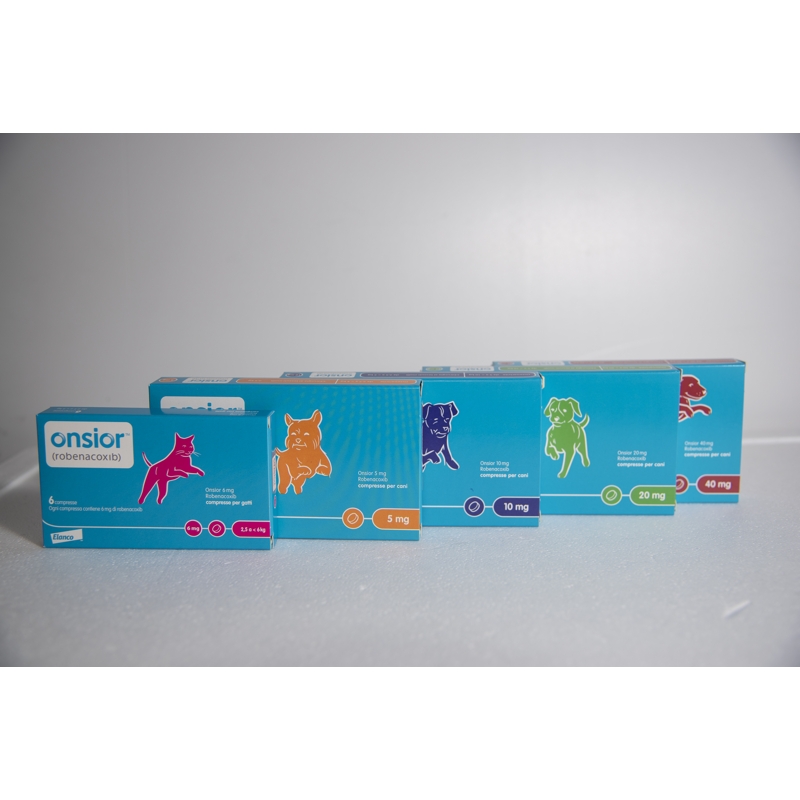 ONSIOR    5 MG   CANE   7 CPR.