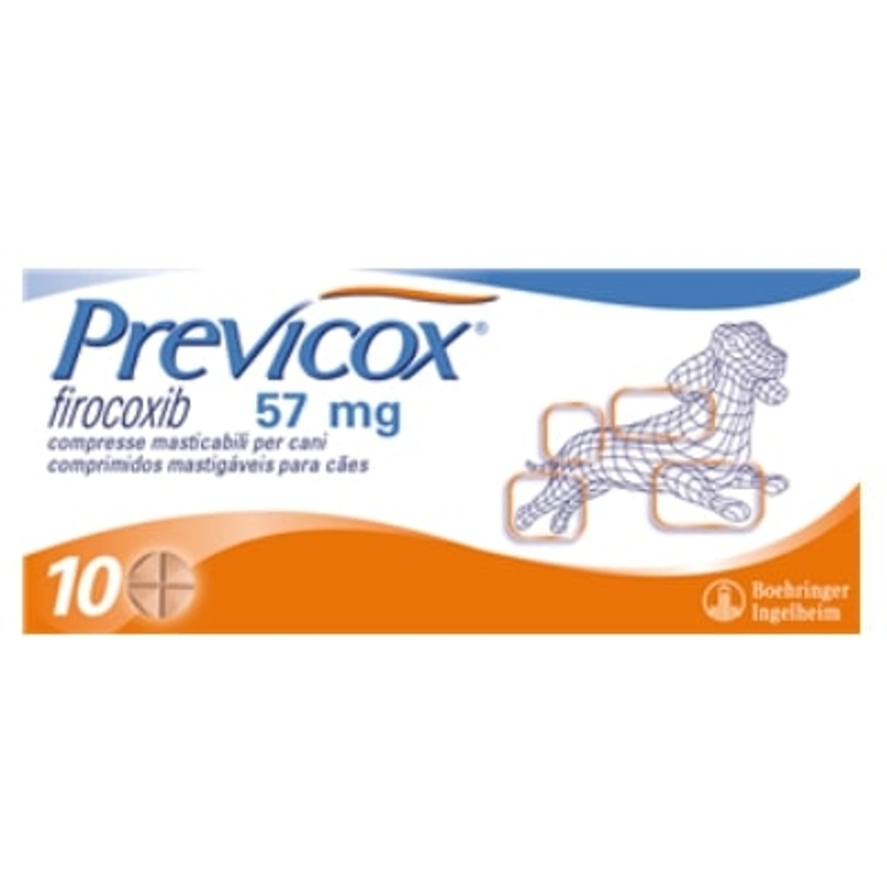 PREVICOX  57 MG. 10 CPR.