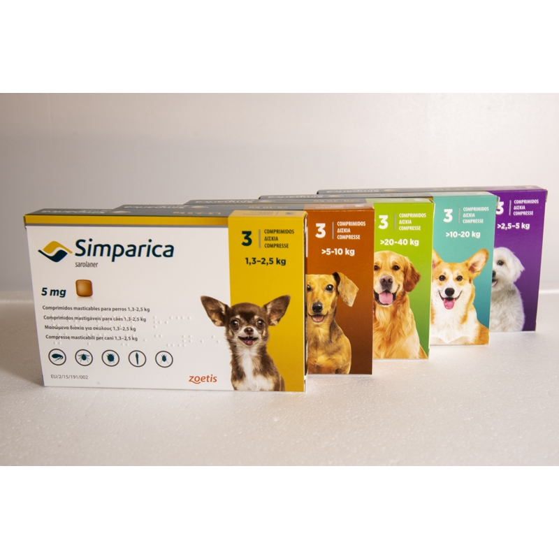 SIMPARICA 120 MG  3 TABS