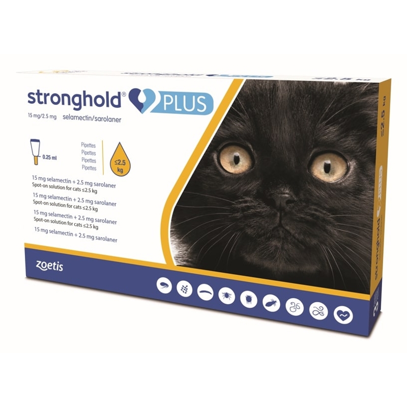 STRONGHOLD PLUS GATTI  0,5 ML    x 3 