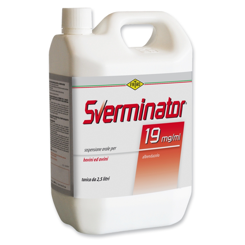 SVERMINATOR 1,9%  FLAC. DA 2,5 L