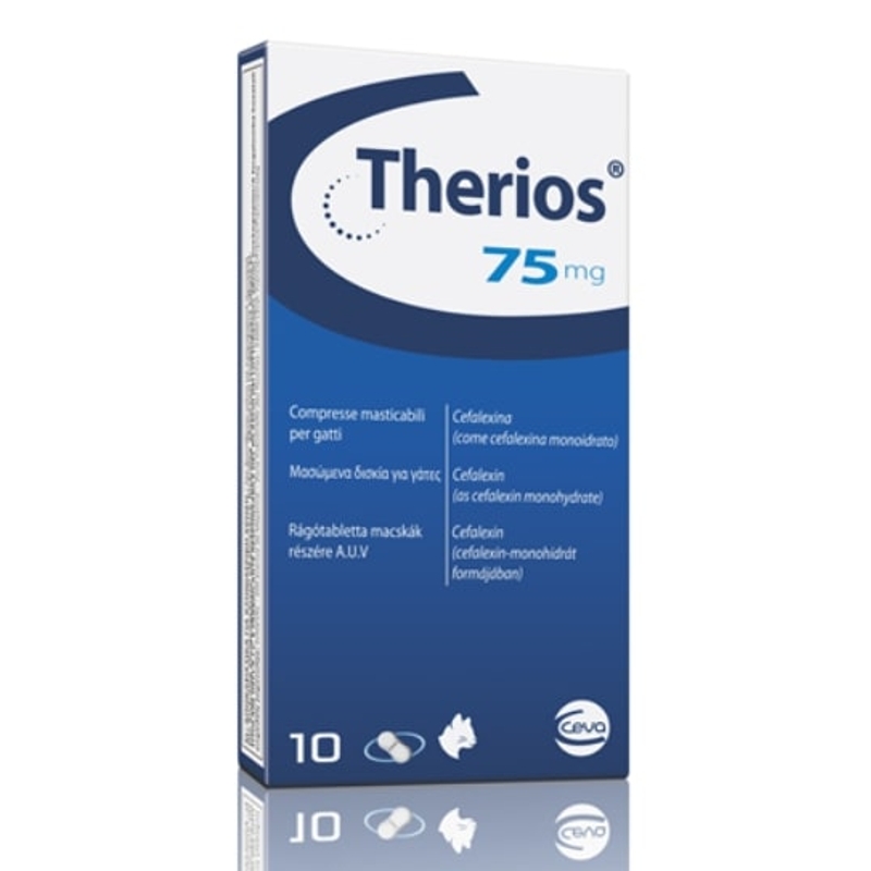 THERIOS      75 MG.  10 CPR.