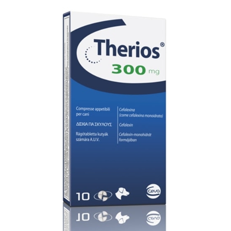 THERIOS    300 MG.  10 CPR.