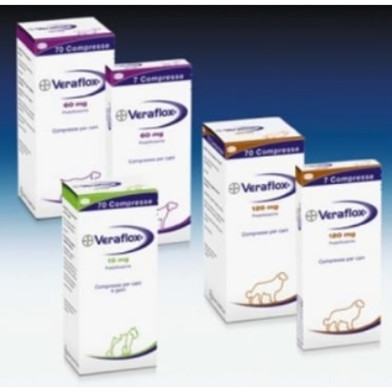 VERAFLOX FLAV.  60MG    7 CPR