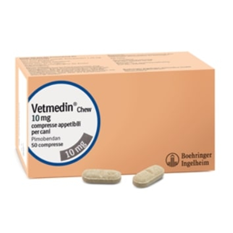 VETMEDIN  10 MG.      50  CPR