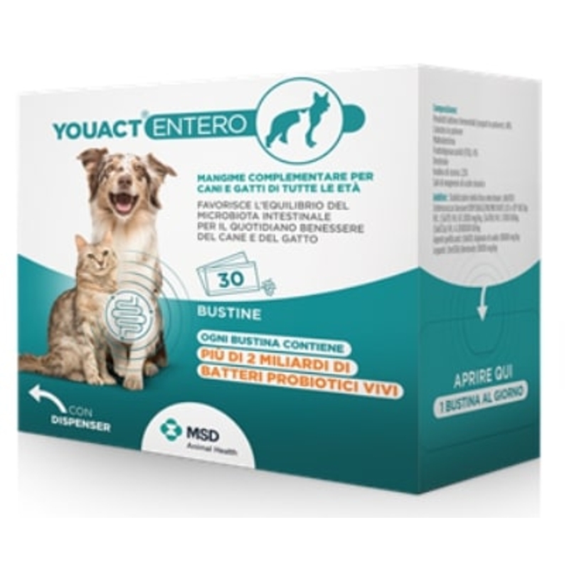 YOUACT ENTERO           GATTI/CANI 30 SCT.