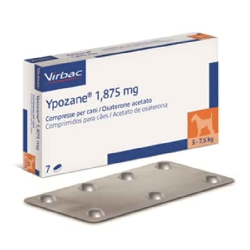 YPOZANE 1,875 MG 7 CPR     <  7,5 KG
