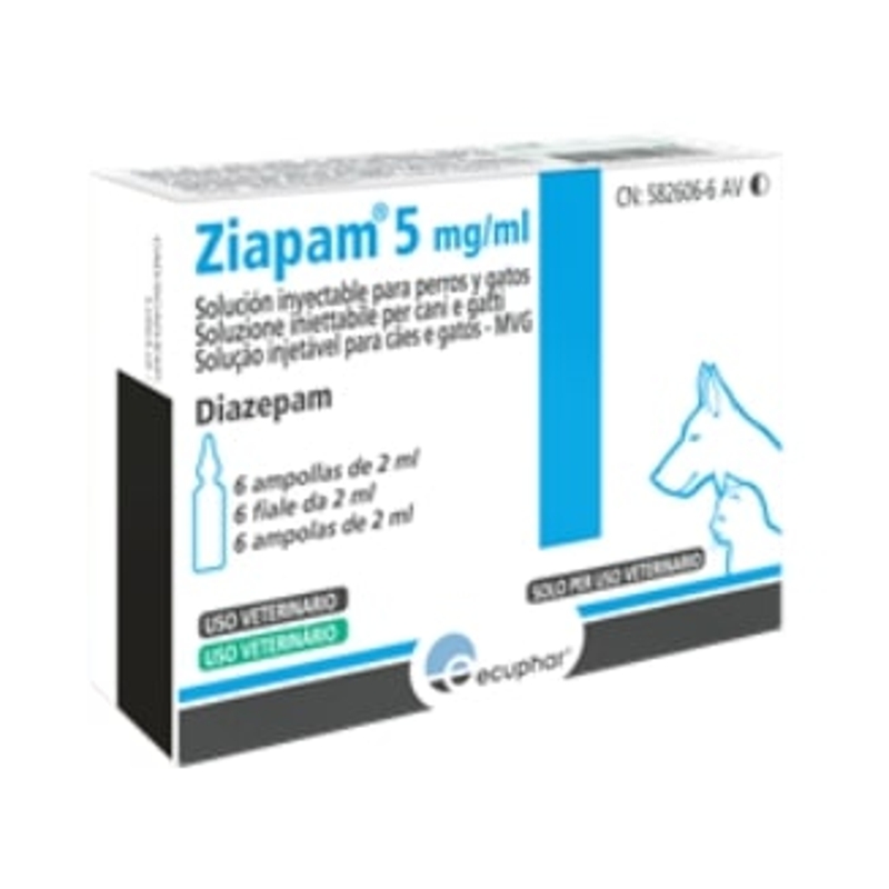 ZIAPAM 5 MG/ML 6 FIALE X 2 ML